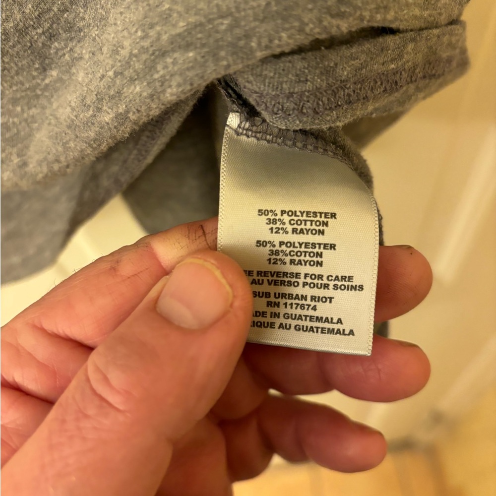 Good Vibes Riot Gray T-Shirt - Picture 3 of 3